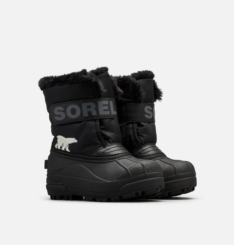 Sorel Childrens Commander™ - Kids Snow Boots Black - 912506DIY